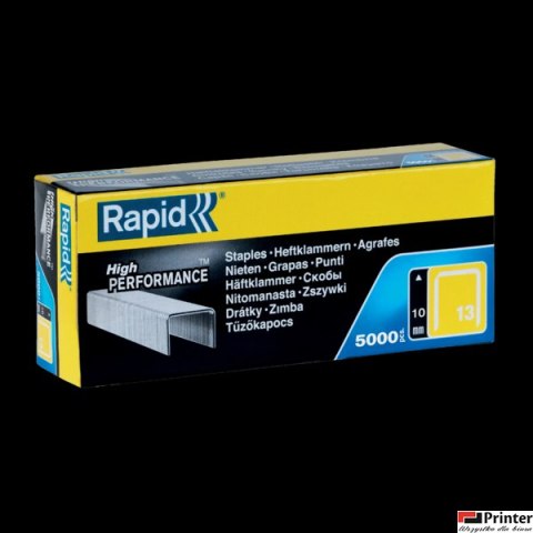Zszywki do zszywaczy pistoletowych Rapid 13/10 5M 5000 szt. 11840600 (X) Zszywki do zszywaczy pistoletowych Rapid 13/10 5M 5000 szt. 11840600 (X)