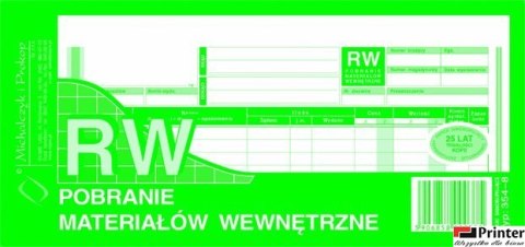 354-8 RW pobranie materiałów wewnętrzne 1/3A4 80 kartek MICHALCZYK