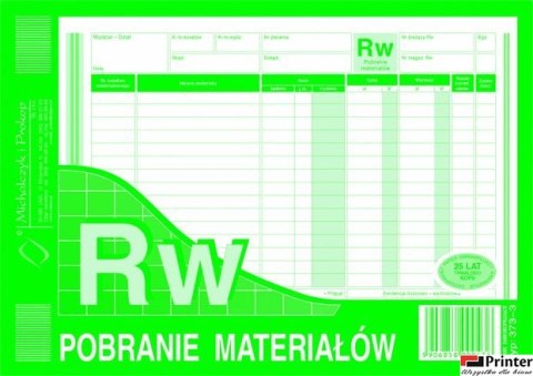 373-3 RW pobranie materiałów MICHALCZYK&PROKOP A5 80 kartek