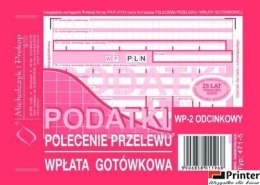 471-5 Podatki Polecenie Przelewu MICHALCZYK&PROKOP A6 80 kartek