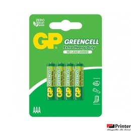 Bateria GREENCELL 24G-U4 1,5V (4) R03 chlorkowo-cynkowa GP (AAA)