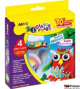 CIASTO-PLASTO IC18P4, 4 kolory, 18 g170-2208 CIASTO-PLASTO IC18P4, 4 kolory, 18 g170-2208