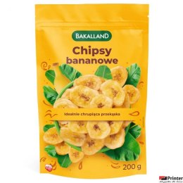 Chipsy bananowe 200g BAKALLAND