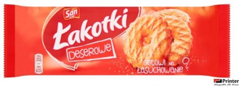 Ciastka SAN ŁAKOTKI DESEROWE 168g