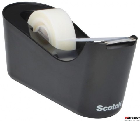 Dyspenser do taśm SCOTCH_ (C-18B), w zestawie taśma Magic 19mmx33m, czarny Dyspenser do taśm SCOTCH_ (C-18B), w zestawie taśma Magic 19mmx33m, czarny