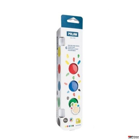 Farby do malowania palcami 6kol 25ml 031506 Farby do malowania palcami 6kol 25ml 031506