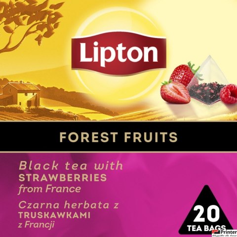 Herbata LIPTON PIRAMID FOREST FRUIT owoce leśne (20 saszetek) czarna Herbata LIPTON PIRAMID FOREST FRUIT owoce leśne (20 saszetek) czarna