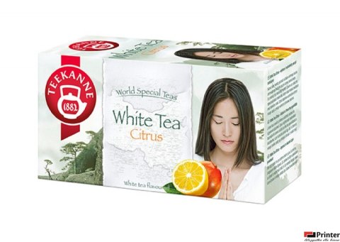 Herbata TEEKANNE WHITE TEA CITRUS 20t biała Herbata TEEKANNE WHITE TEA CITRUS 20t biała