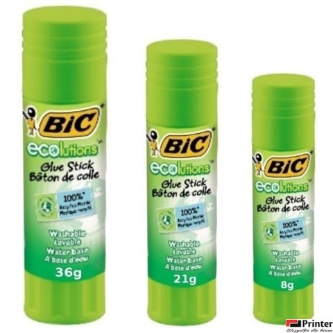 Klej w sztyfcie BIC Ecolutions 21g (20 sztuk) 8923452 Klej w sztyfcie BIC Ecolutions 21g (20 sztuk) 8923452
