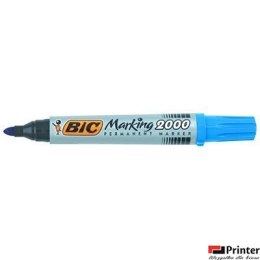 Marker permanentny BIC 2000 Ecolutions niebieski okrągła końcówka, 8209143