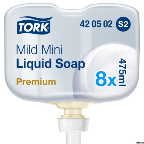 Mydło w płynie TORK mini Premium delikatne 475ml 420502 Mydło w płynie TORK mini Premium delikatne 475ml 420502