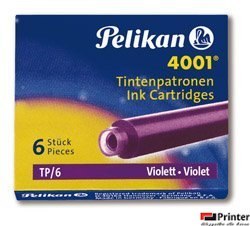 Naboje do piór, krótkie fioletowe 301697 Pelikan