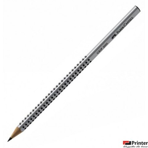 Ołówek JUMBO GRIP B czerwony do nauki pisania FC111921 FABER-CASTELL