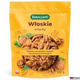 Orzechy włoskie 100g BAKALLAND