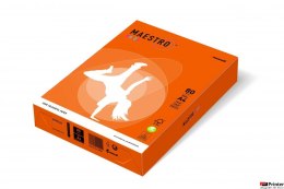 Papier xero MAESTRO COLOR A4 80g OR43 pomarańczowy
