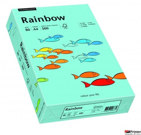 Papier xero kolorowy RAINBOW morski R84 88042717