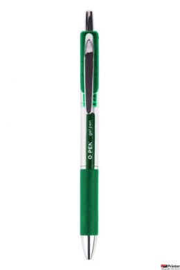 Pióra żelowe G289 zielone 0.5 automatyczne AMA1289823 OPEN długopis żelowy (X)