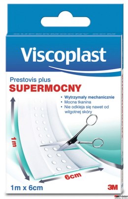 Plaster do cięcia VISCOPLAST Uniwersalny, PRESTOVIS PLUS, SUPERMOCNY, 6cmx1m