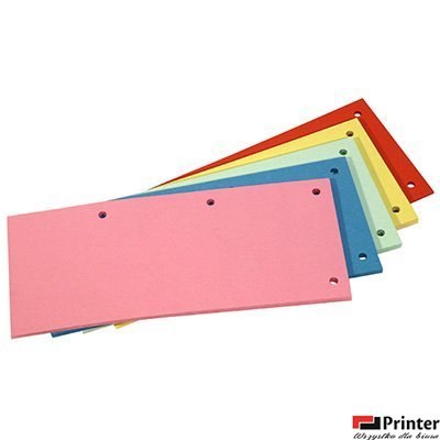 Przekładki kartonowe 1/3 A4 DOTTS mix 100sztuk Przekładki kartonowe 1/3 A4 DOTTS mix 100sztuk