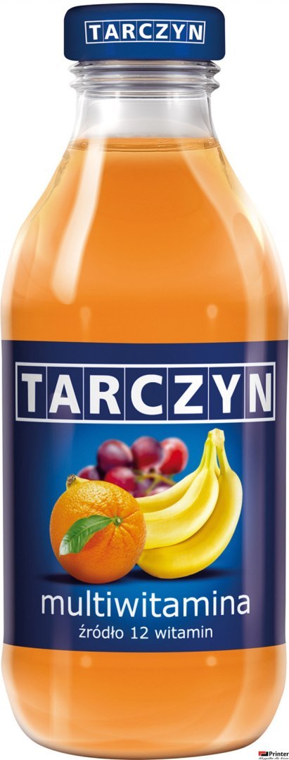 TARCZYN MULTIWITAMINA owoce pomarańczowe 300ml butelka szkło TARCZYN MULTIWITAMINA owoce pomarańczowe 300ml butelka szkło