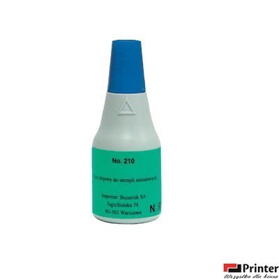 Tusz olejowy NORIS 210 metal zielony 25ml do stempli metalowych NO210ZI Tusz olejowy NORIS 210 metal zielony 25ml do stempli metalowych NO210ZI