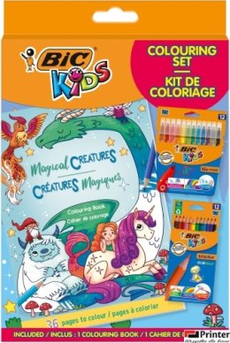 Zestaw z kolorowanką BIC Kids Igloo Colouring Set CFP+CP 511041