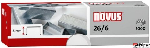 Zszywki NOVUS 26/6 1000szt. 040-0056 Zszywki NOVUS 26/6 1000szt. 040-0056