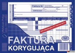 107-3E Faktura VAT korygująca MICHALCZYK&PROKOP A5 80 kartek