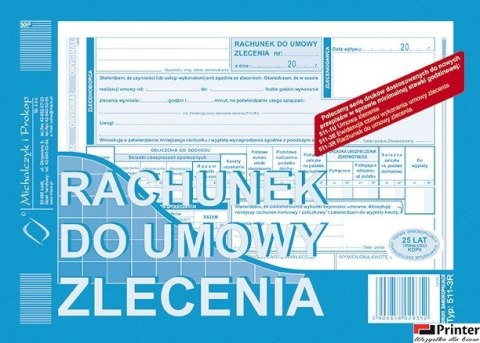 511-3R Rachunek do umowy zlecenia A5 (o+1k) MICHALCZYK&PROKOP 511-3R Rachunek do umowy zlecenia A5 (o+1k) MICHALCZYK&PROKOP
