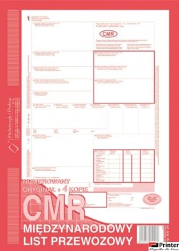 800-2 CMR A4 80kartek 1+4 międzynarodowy list przewozowy MICHALCZYK