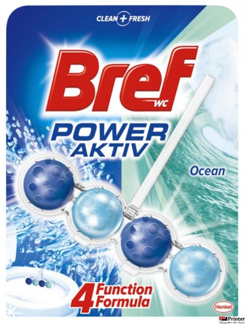 BREF Zawieszka WC POWER AKTIV 50g Ocean kulki 625227 BREF Zawieszka WC POWER AKTIV 50g Ocean kulki 625227