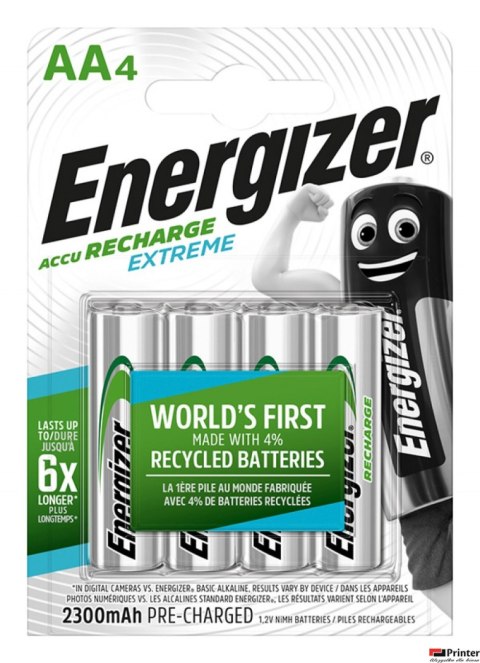 Bateria akumulatorek ENERGIZER HR6 AA (4szt) 2300mAh Bateria akumulatorek ENERGIZER HR6 AA (4szt) 2300mAh
