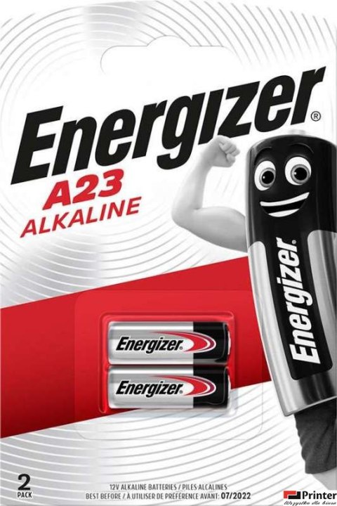 Bateria alkaliczna ENERGIZER 23A MN21 (2szt.) 12V EN-083057 m.in. do pilota samochodowego Bateria alkaliczna ENERGIZER 23A MN21 (2szt.) 12V EN-083057 m.in. do pilota samochodowego