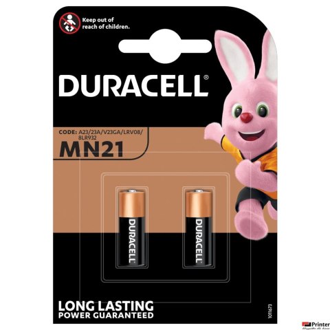 Bateria alkaliczna MN21 12V B2 (2szt) DURACELL kluczyki alarmy piloty Bateria alkaliczna MN21 12V B2 (2szt) DURACELL kluczyki alarmy piloty