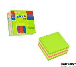 Bloczek STICKN 51x51mm zielony-mix neon i pastel 21534