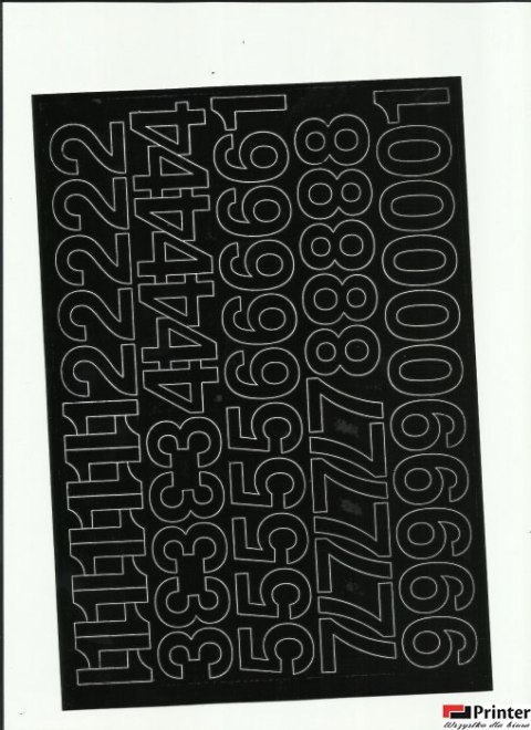 CYFRY samop. 3cm (8) czarne ARTDRUK CYFRY samop. 3cm (8) czarne ARTDRUK