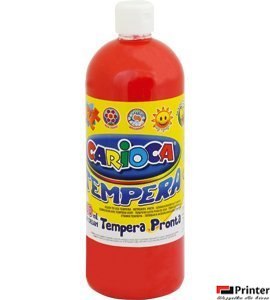 Farba tempera 1000 ml, czerwony CARIOCA 170-1444/170-2643 Farba tempera 1000 ml, czerwony CARIOCA 170-1444/170-2643