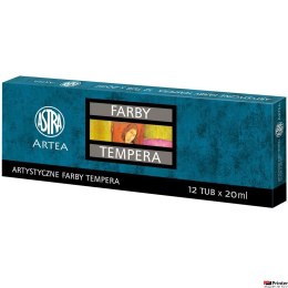 Farby tempera Astra 12 kolorów - 20 ml, 83414900