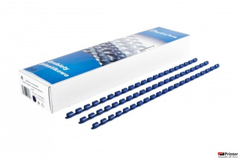 Grzbiet do bindowania DOTTS 10mm (100szt) niebieski Grzbiet do bindowania DOTTS 10mm (100szt) niebieski