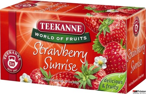 Herbata TEEKANNE Strawberry Sunrise 20t owocowa