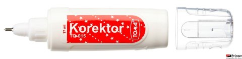 Korektor w płynie, końcówka metalowa, 17ml biały TO-015 Toma Korektor w płynie, końcówka metalowa, 17ml biały TO-015 Toma