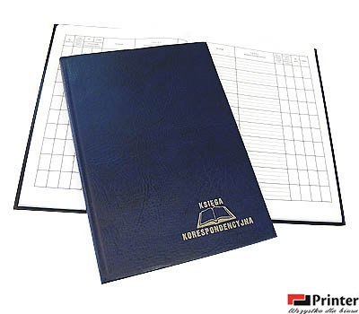 Książka korespondencyjna A4 96k - granat WARTA 1824-229-009 Książka korespondencyjna A4 96k - granat WARTA 1824-229-009