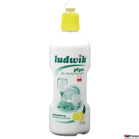LUDWIK Płyn do mycia naczyń 450g cytrynowy 028850 LUDWIK Płyn do mycia naczyń 450g cytrynowy 028850