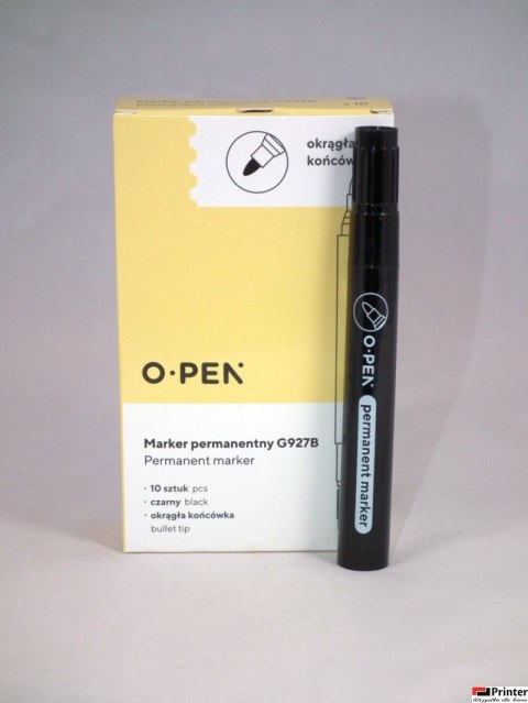 Marker permanentny okrągły G927B czarny AMA0927915 OPEN Marker permanentny okrągły G927B czarny AMA0927915 OPEN
