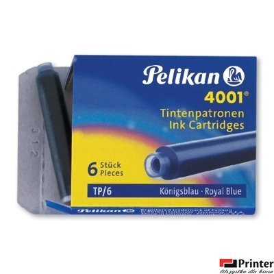 Naboje do piór, krótkie niebieskie 100401545 PELIKAN Naboje do piór, krótkie niebieskie 100401545 PELIKAN