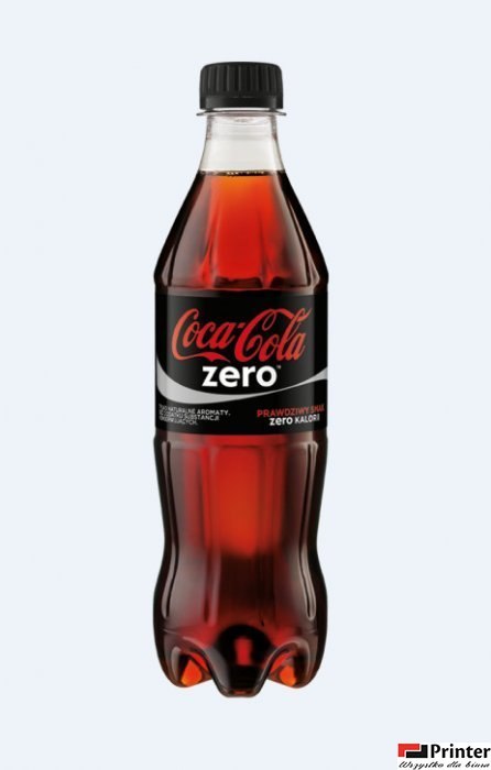 Napój COCA COLA ZERO 0.5L butelka PET Napój COCA COLA ZERO 0.5L butelka PET