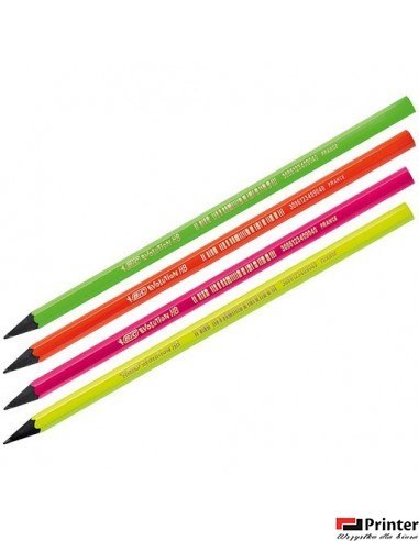 Ołówek EVOLUTION FLUO bez gumki 940757 BIC