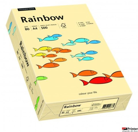 Papier xero kolorowy RAINBOW kość słoniowa R06 88042275