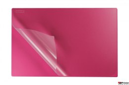 Podkład na biurko z folią 38x58 pink BIURFOL KPB-01-03