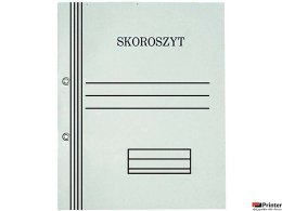 Skoroszyt oczkowy biały A4 pełny 300g KIEL-TECH jednostronnie bielony